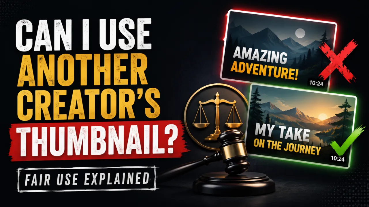 Can I Use Another Creator's Thumbnail? Fair Use Explained