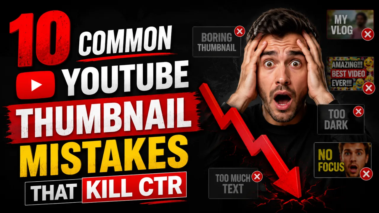 10 Common YouTube Thumbnail Mistakes That Kill CTR