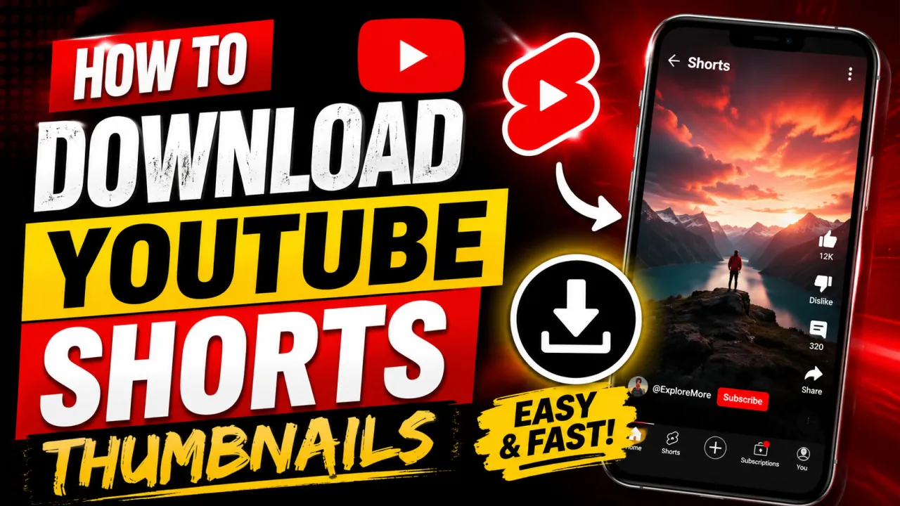 How to Download YouTube Shorts Thumbnails