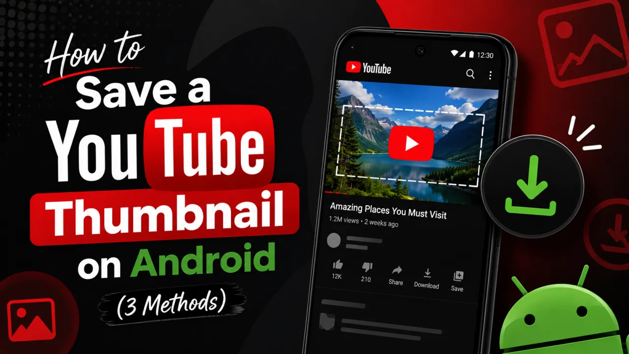 How to Save a YouTube Thumbnail on Android (3 Methods)