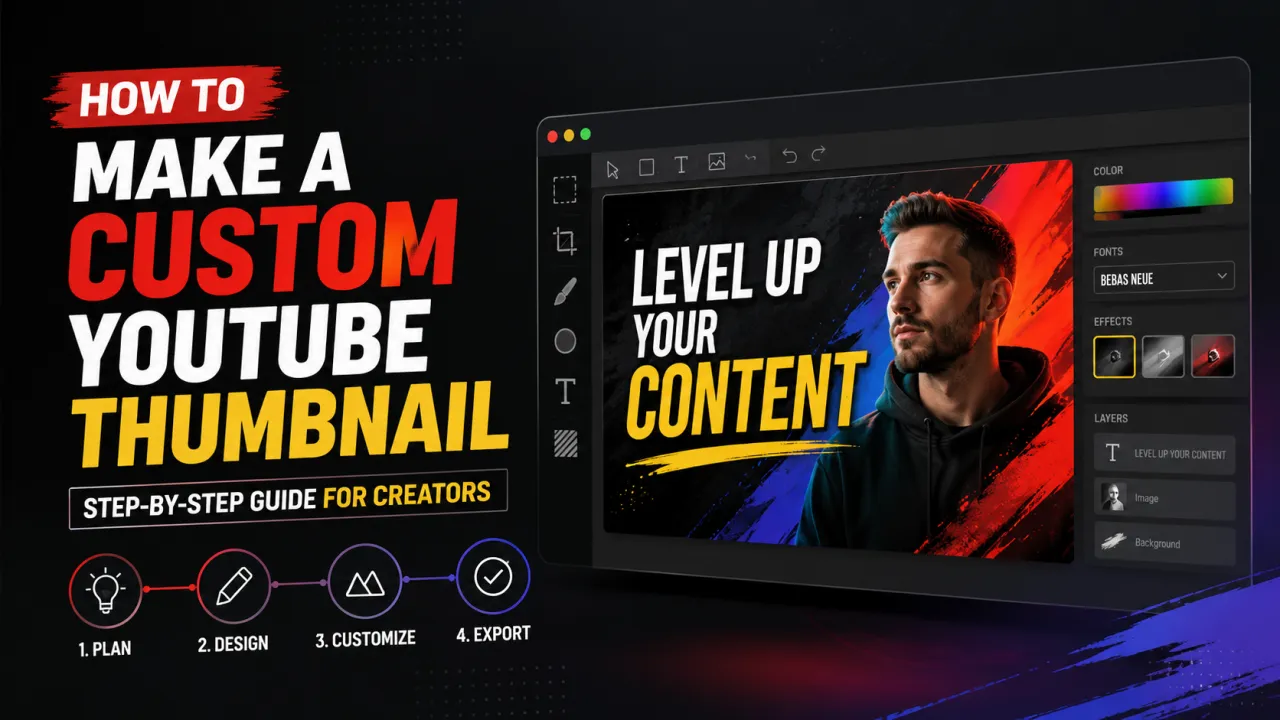 How to Make a Custom YouTube Thumbnail: Step-by-Step Guide for Creators
