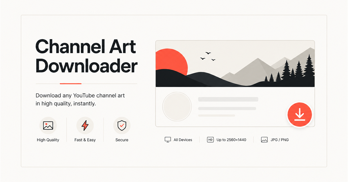 YouTube Channel Art Downloader video tutorial thumbnail