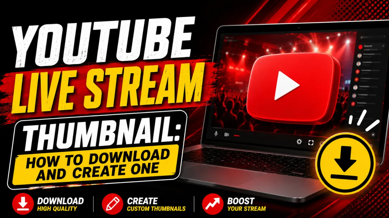 YouTube Live Stream Thumbnail: How to Download and Create One