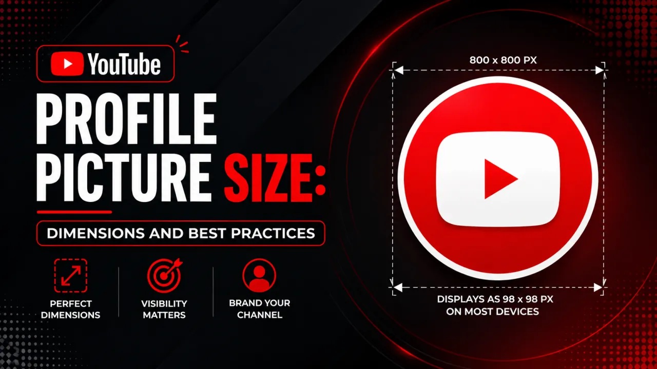 YouTube Profile Picture Size: Dimensions and Best Practices