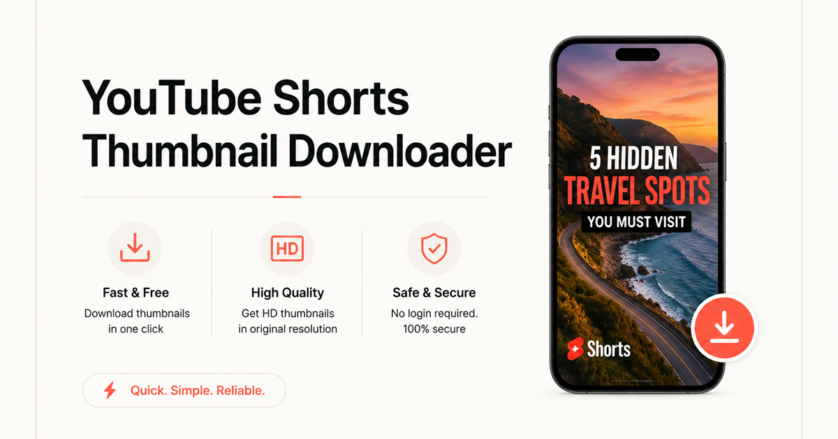 YouTube Shorts Downloader video tutorial thumbnail