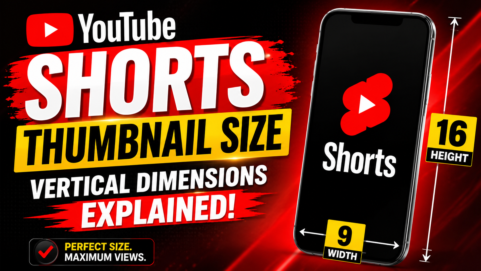 YouTube Shorts Thumbnail Size: 9:16 Vertical Dimensions Explained