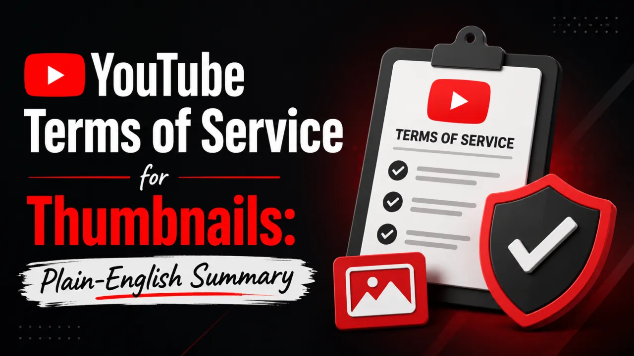 YouTube Terms of Service for Thumbnails: Plain-English Summary