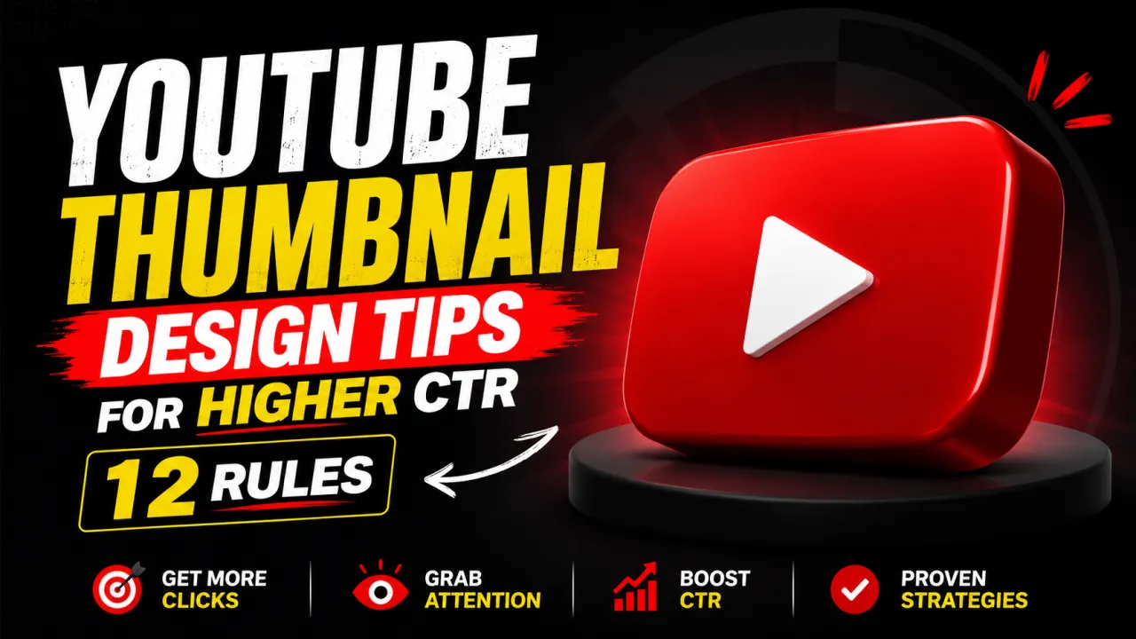 YouTube Thumbnail Design Tips for Higher CTR (12 Rules)
