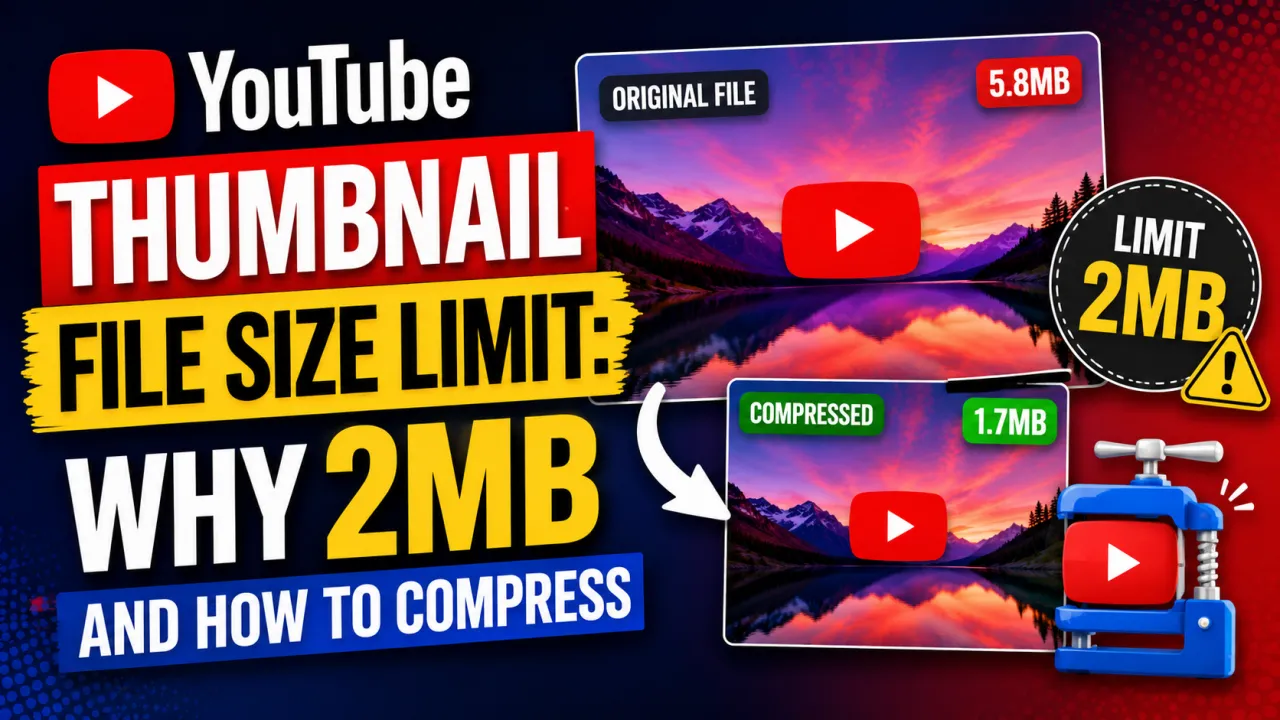 YouTube Thumbnail File Size Limit: Why 2MB and How to Compress