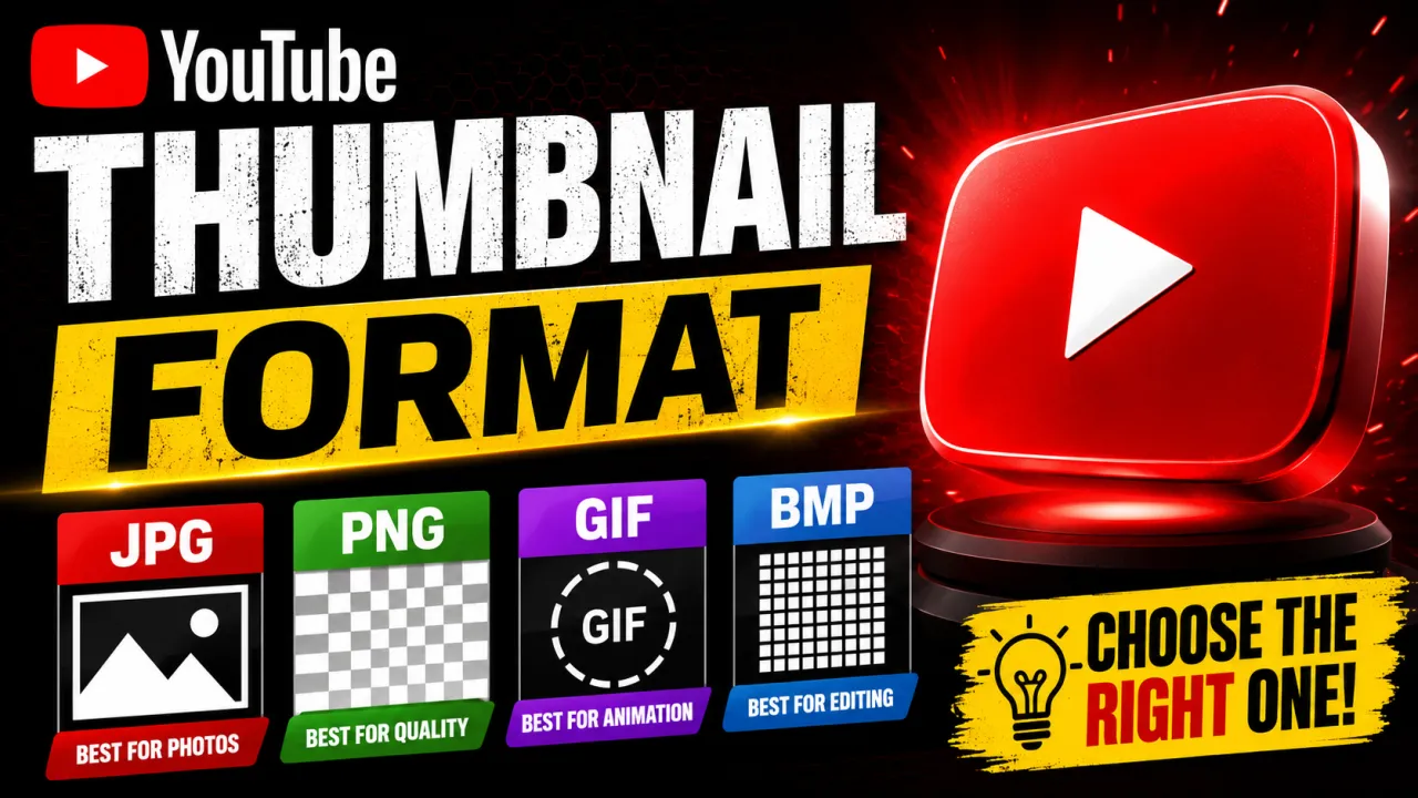 YouTube Thumbnail Format: JPG vs PNG vs GIF vs BMP
