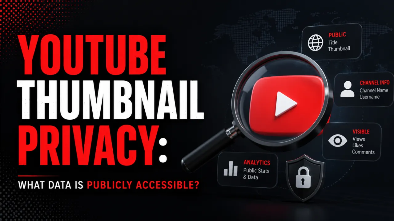 YouTube Thumbnail Privacy: What Data Is Publicly Accessible?